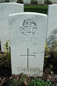 Bailleul Communal Cemetery Extension (Nord) - Jones, W