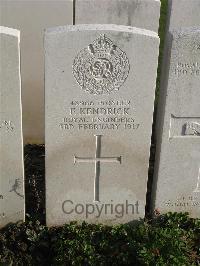 Bailleul Communal Cemetery Extension (Nord) - Kendrick, F