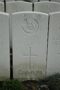 Bailleul Communal Cemetery Extension (Nord) - Lawson, Frank