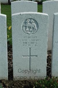 Bailleul Communal Cemetery Extension (Nord) - Lawson, J H W