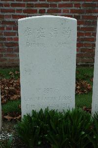 Bailleul Communal Cemetery Extension (Nord) - Li Hsi Shun, 
