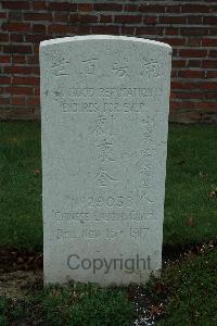 Bailleul Communal Cemetery Extension (Nord) - Liu Ping Chow, 