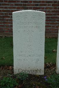 Bailleul Communal Cemetery Extension (Nord) - Liu Wan Chi, 