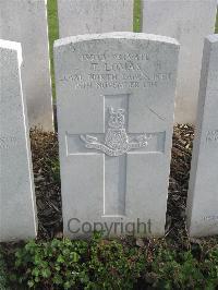 Bailleul Communal Cemetery Extension (Nord) - Lomax, T