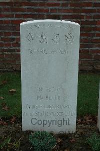 Bailleul Communal Cemetery Extension (Nord) - Ma Hio Liu, 