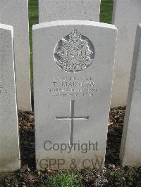 Bailleul Communal Cemetery Extension (Nord) - Marsden, T