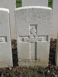 Bailleul Communal Cemetery Extension (Nord) - McKendrick, J