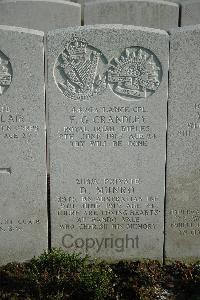 Bailleul Communal Cemetery Extension (Nord) - Munro, Daniel