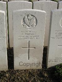 Bailleul Communal Cemetery Extension (Nord) - Murray, A