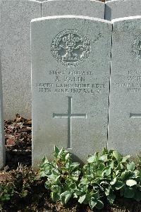 Bailleul Communal Cemetery Extension (Nord) - Palin, Albert