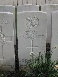 Bailleul Communal Cemetery Extension (Nord) - Payne, A