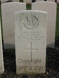 Bailleul Communal Cemetery Extension (Nord) - Redshaw, G