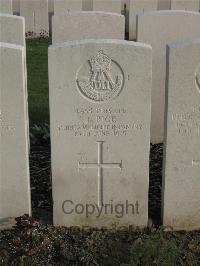 Bailleul Communal Cemetery Extension (Nord) - Rice, J