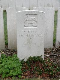 Bailleul Communal Cemetery Extension (Nord) - Row, William Burnett