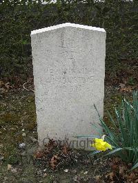 Bailleul Communal Cemetery Extension (Nord) - Ruhl, Heinrich
