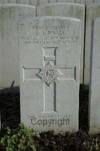 Bailleul Communal Cemetery Extension (Nord) - Ryall, John Sydney