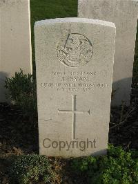 Bailleul Communal Cemetery Extension (Nord) - Ryan, J