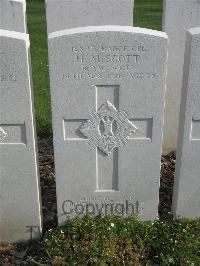 Bailleul Communal Cemetery Extension (Nord) - Scott, Hugh Morrison