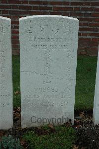 Bailleul Communal Cemetery Extension (Nord) - Sh Feng Shan, 