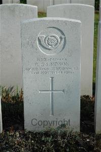 Bailleul Communal Cemetery Extension (Nord) - Simpson, C P