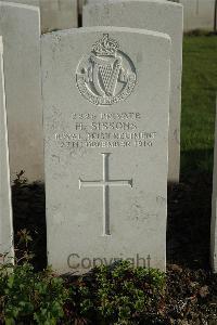 Bailleul Communal Cemetery Extension (Nord) - Sissons, H