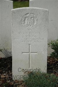 Bailleul Communal Cemetery Extension (Nord) - Smith, J