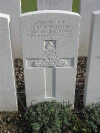 Bailleul Communal Cemetery Extension (Nord) - Stockton, Harold Percival