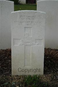 Bailleul Communal Cemetery Extension (Nord) - Stow, W