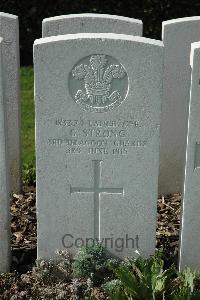 Bailleul Communal Cemetery Extension (Nord) - Strong, George