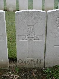 Bailleul Communal Cemetery Extension (Nord) - Sutherland, James Taylor