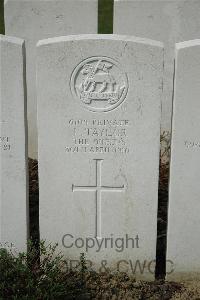 Bailleul Communal Cemetery Extension (Nord) - Taylor, J