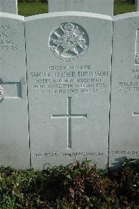 Bailleul Communal Cemetery Extension (Nord) - Thompson, Samuel George