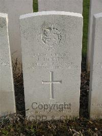 Bailleul Communal Cemetery Extension (Nord) - Tunney, Joseph