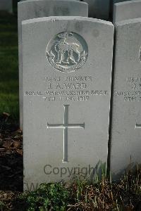 Bailleul Communal Cemetery Extension (Nord) - Ward, J A