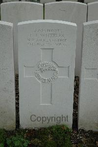 Bailleul Communal Cemetery Extension (Nord) - Wheeler, Frederick Joseph