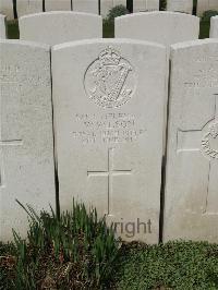 Bailleul Communal Cemetery Extension (Nord) - Wilson, W