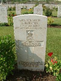 Heliopolis War Cemetery - McManus, James