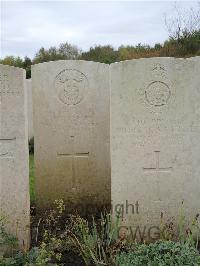 Doullens Communal Cemetery Extension No.1 - Kerley, J W