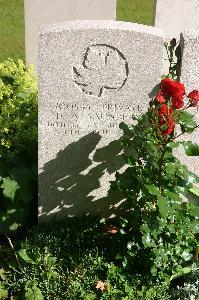Barlin Communal Cemetery Extension - Saunders, Dorval Augustus