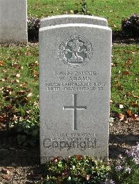 Cite Bonjean Military Cemetery Armentieres - Adams, W