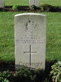 Cite Bonjean Military Cemetery Armentieres - Adamson, R