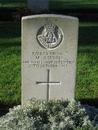 Cite Bonjean Military Cemetery Armentieres - Aiston, M