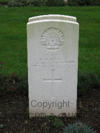 Cite Bonjean Military Cemetery Armentieres - Alston, Andrew Giffen