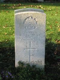 Cite Bonjean Military Cemetery Armentieres - Andersen, Herbert James