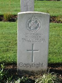 Cite Bonjean Military Cemetery Armentieres - Green, Walter James