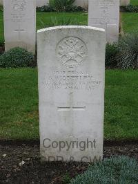 Cite Bonjean Military Cemetery Armentieres - Wibberley, S
