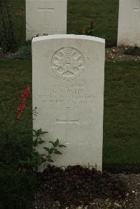 Philosophe British Cemetery Mazingarbe - Allin, George Francis