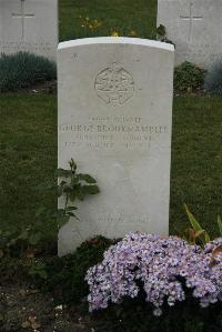 Philosophe British Cemetery Mazingarbe - Ambler, George Brooke