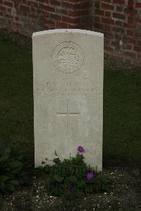 Philosophe British Cemetery Mazingarbe - Atkinson, T W