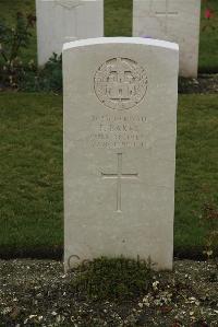 Philosophe British Cemetery Mazingarbe - Baker, F